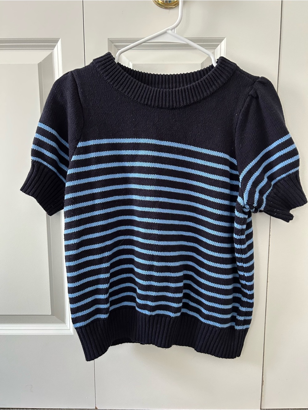 Vintage Maurices Blue Striped Sweater